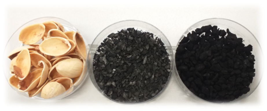 Activated charcoal derived from pistachio shells – an industrial use of pistachio shells